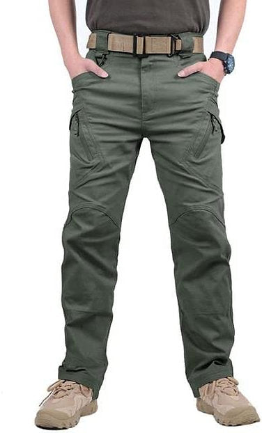Men's Tactical Cargo Trousers - Vortex-Green-S-State of Style
