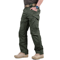 Men's Tactical Cargo Trousers - Vortex-Green-S-State of Style
