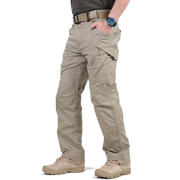 Men's Tactical Cargo Trousers - Vortex-Khaki-S-State of Style