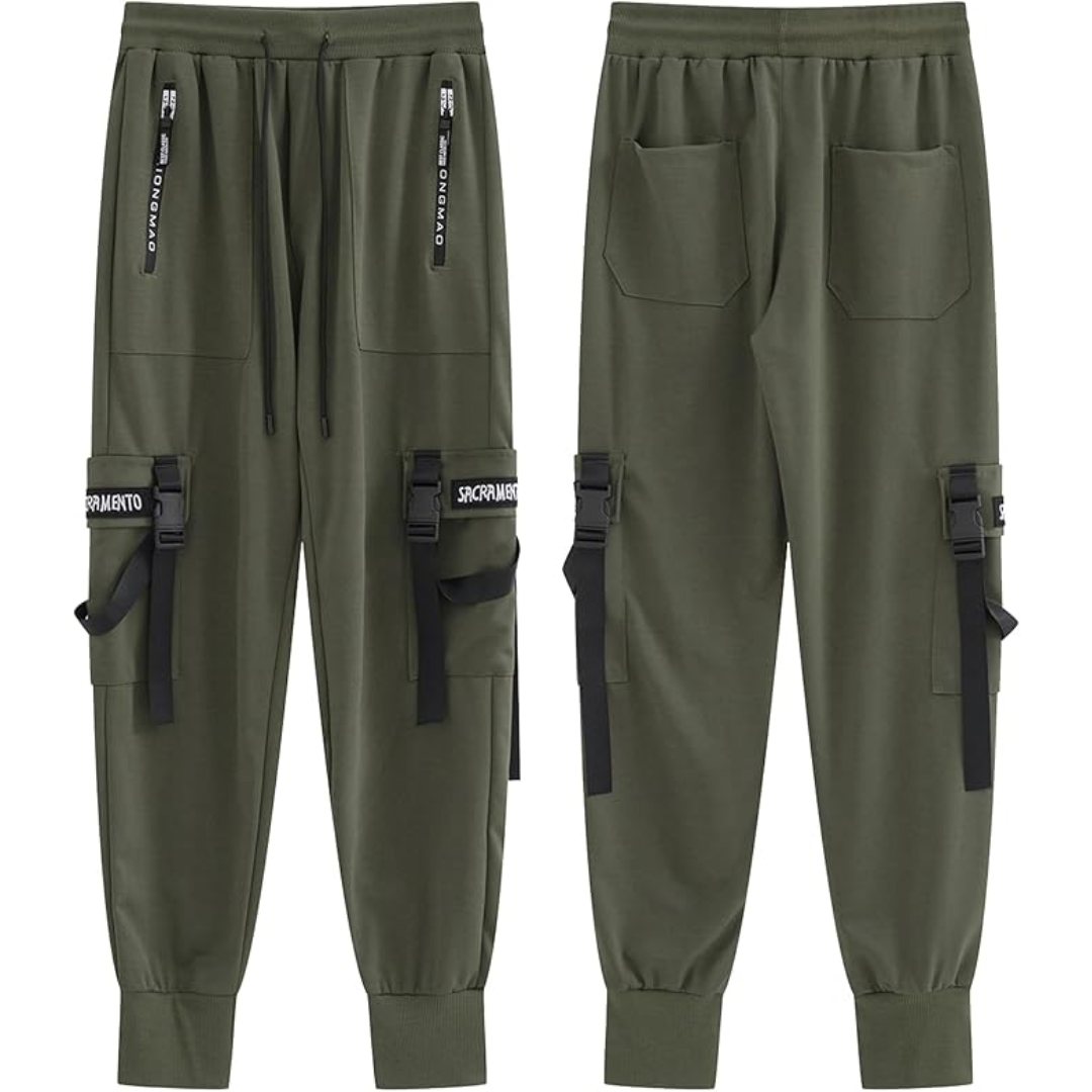 Men's Techwear Tactical Jogging Trousers - Robert-Black-XS-State of Style