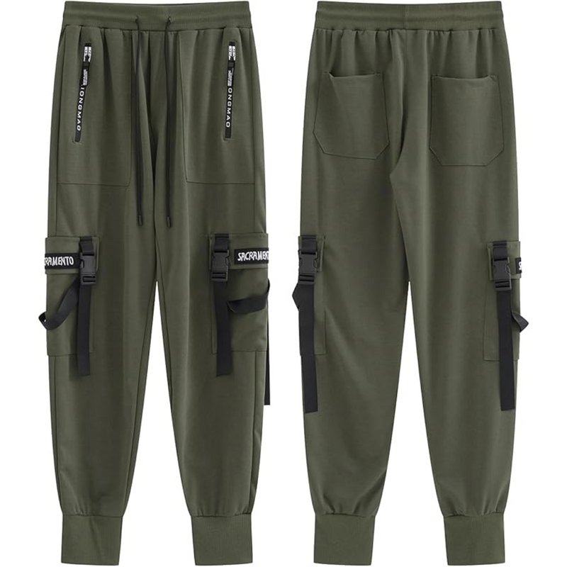 Men's Techwear Tactical Jogging Trousers - Robert-Black-XS-State of Style