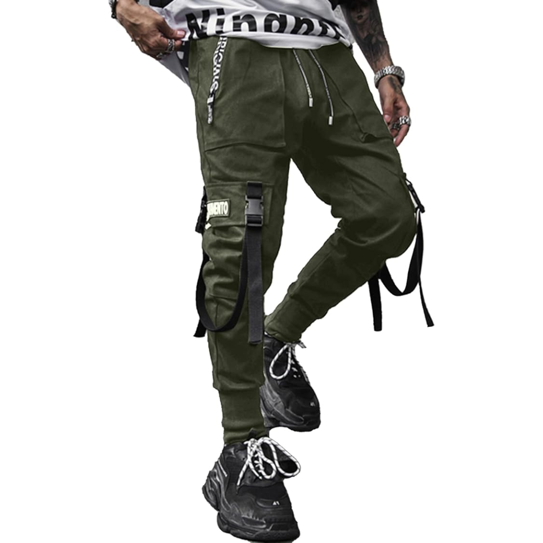 Men's Techwear Tactical Jogging Trousers - Robert-Green-XS-State of Style