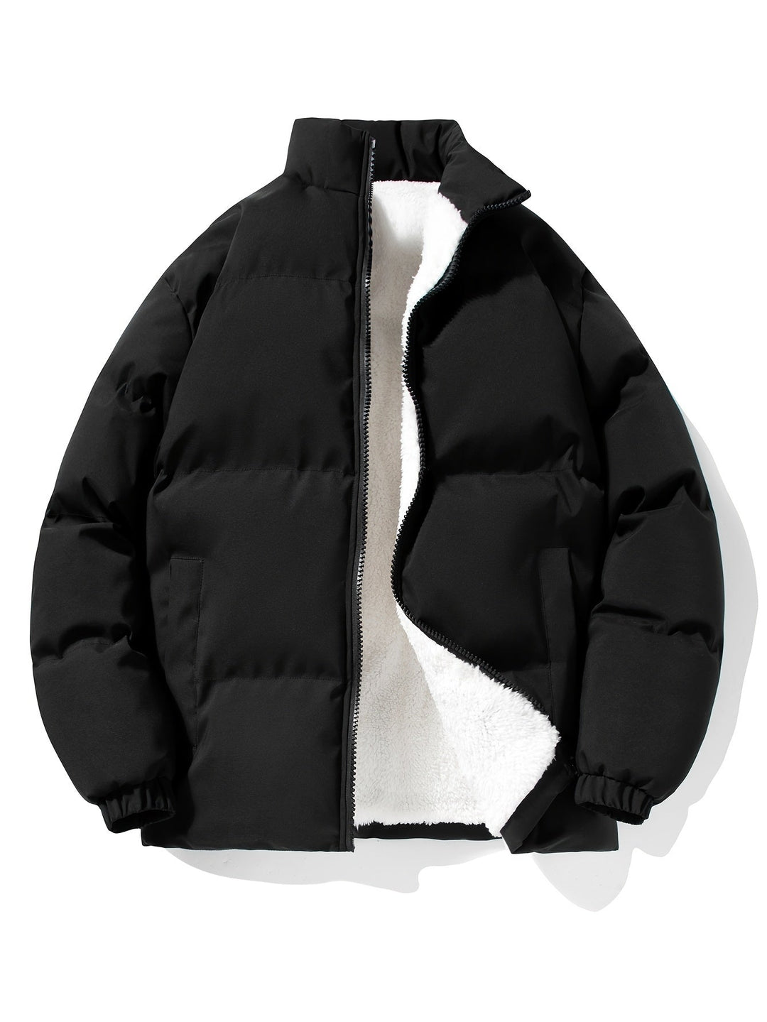 Men's Thermal Jacket with Fleece Lining - Derek-Black-XS-State of Style