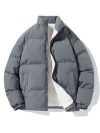 Men's Thermal Jacket with Fleece Lining - Derek-Grey-XS-State of Style