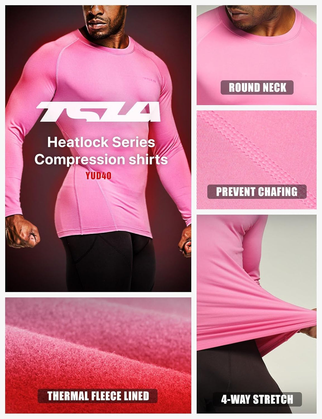 Men’s Thermal Long Sleeve Shirt - Alex-Black-S-State of Style