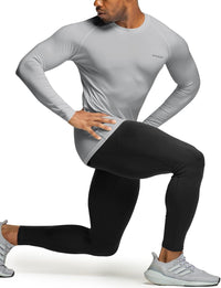 Men’s Thermal Long Sleeve Shirt - Alex-Black-S-State of Style