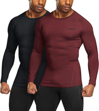 Men’s Thermal Long Sleeve Shirt - Alex-Black-S-State of Style