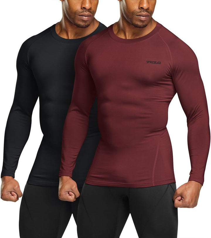 Men’s Thermal Long Sleeve Shirt - Alex-Black-S-State of Style