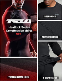 Men’s Thermal Long Sleeve Shirt - Alex-Black-S-State of Style