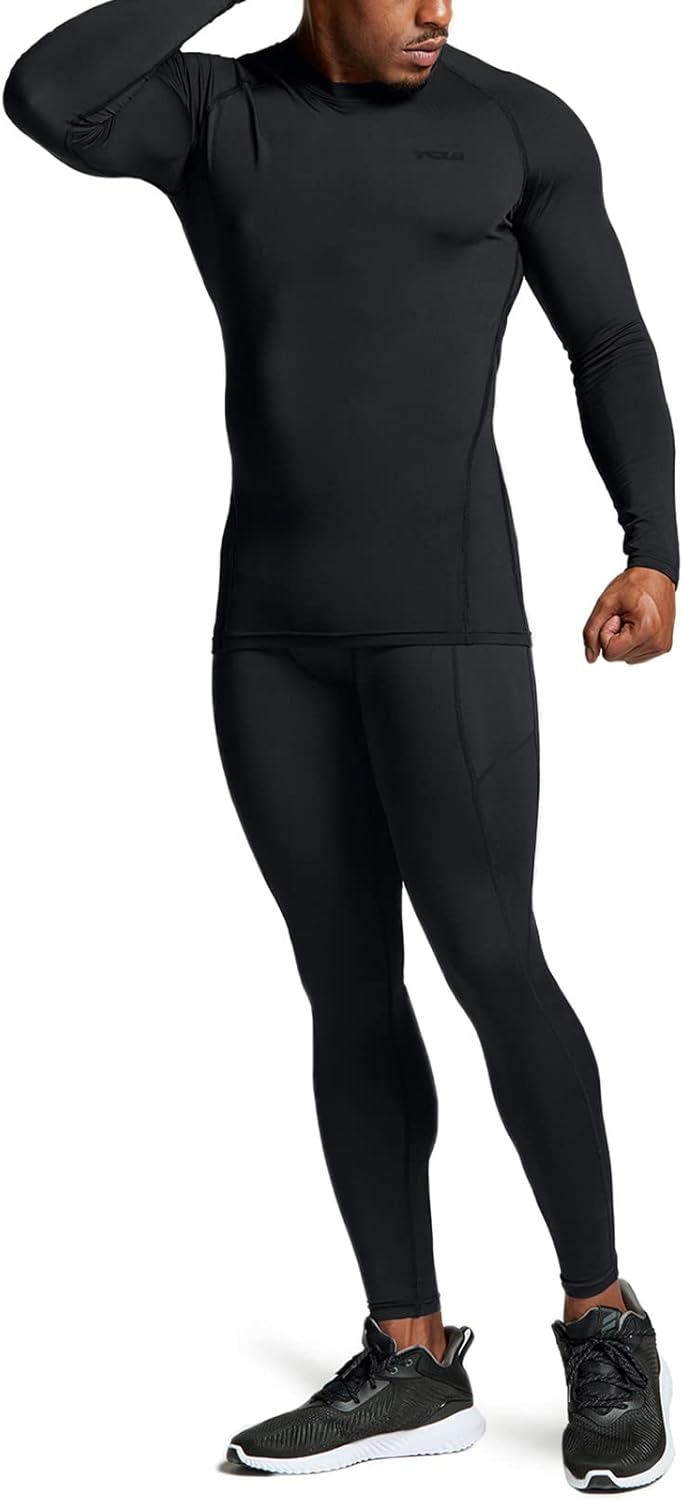 Men’s Thermal Long Sleeve Shirt - Alex-Black-S-State of Style