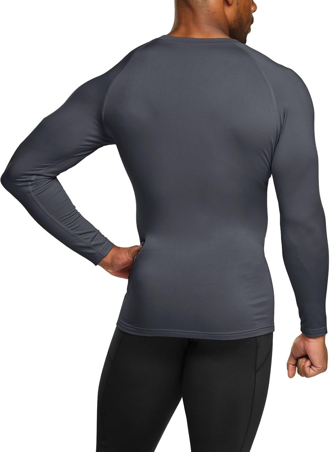 Men’s Thermal Long Sleeve Shirt - Alex-Black-S-State of Style