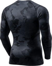 Men’s Thermal Long Sleeve Shirt - Alex-Black-S-State of Style
