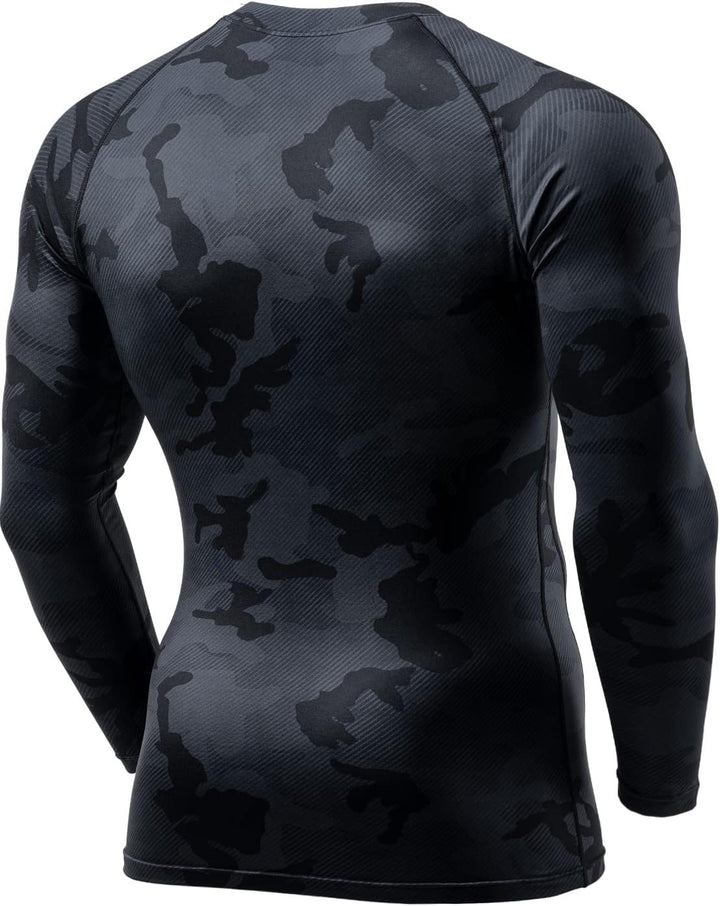 Men’s Thermal Long Sleeve Shirt - Alex-Black-S-State of Style
