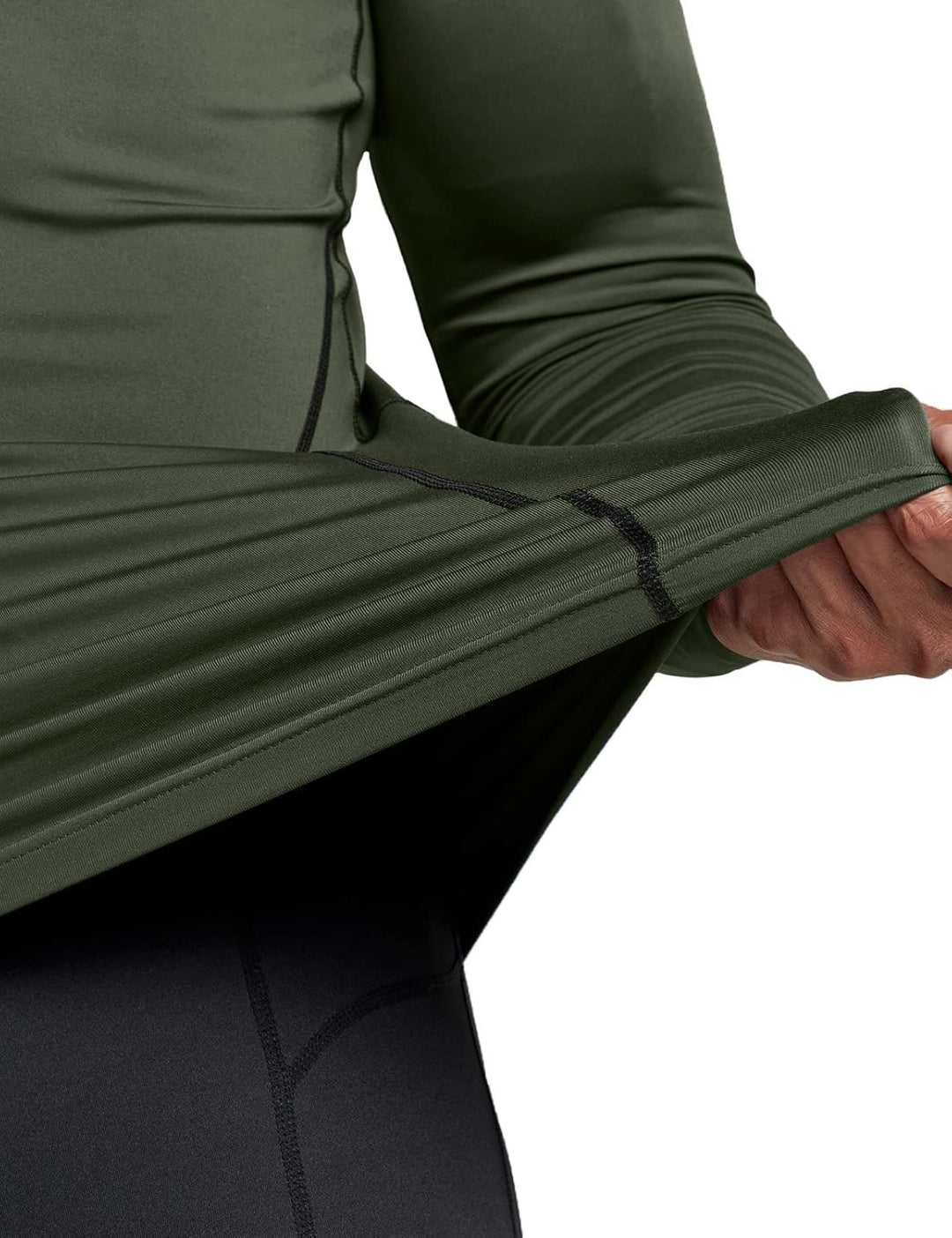 Men’s Thermal Long Sleeve Shirt - Alex-Black-S-State of Style