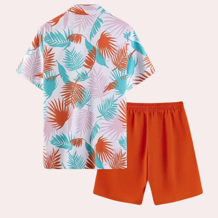 Men's Two-Piece Hawaiian Summer Set – Kairos-S-State of Style