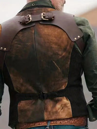 Men's Vintage V-Neck Reversible Sweater - Nathan-Brown-M-State of Style