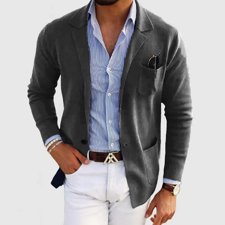 Men's Waistcoat with Style and Comfort - Milo-Dark Grey-XS-State of Style