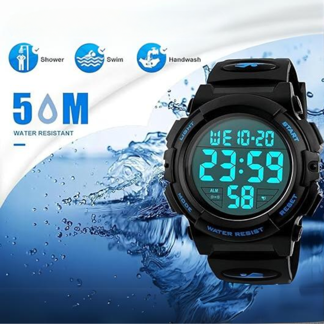 Men’s Waterproof Digital Sports Watch – Martin-State of Style