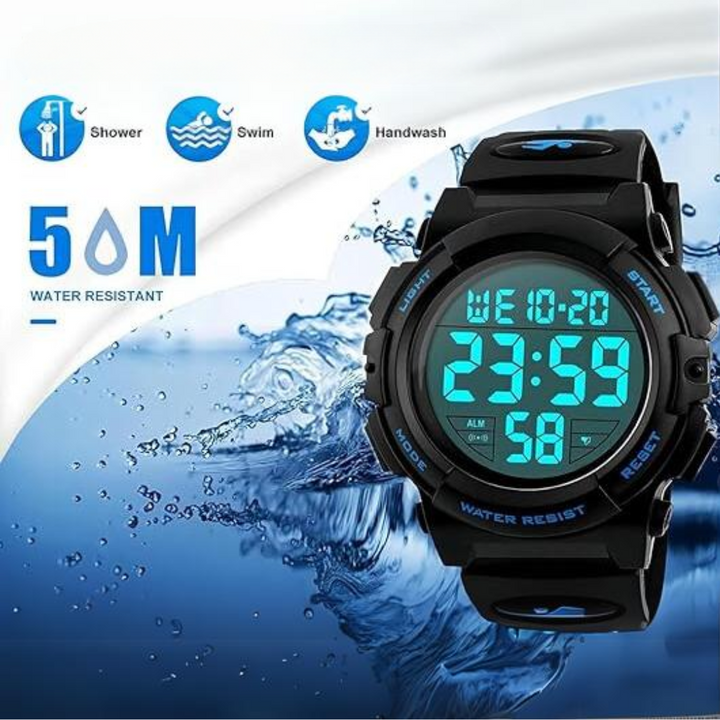 Men’s Waterproof Digital Sports Watch – Martin-State of Style
