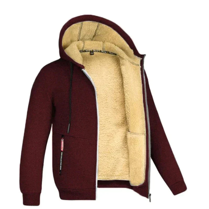 Men's Winter Vest - GentWarm-Bordeaux Red-S-State of Style