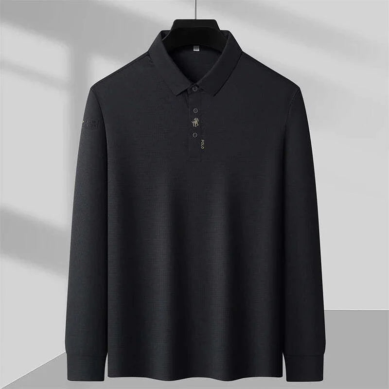 Men's Wrinkle-Free Muscle Polo | Lightweight-Black-XS-State of Style