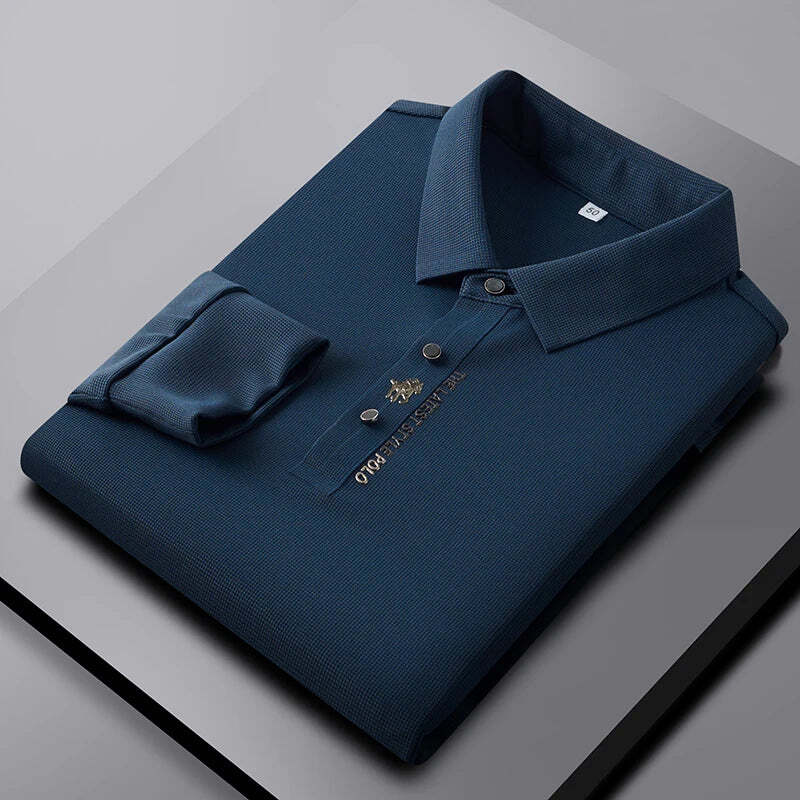 Men's Wrinkle-Free Muscle Polo | Lightweight-Black-XS-State of Style
