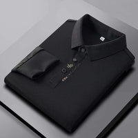 Men's Wrinkle-Free Muscle Polo | Lightweight-Black-XS-State of Style