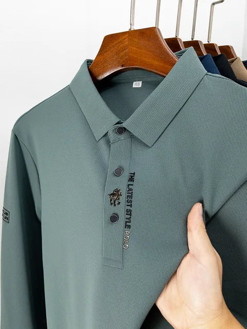 Men's Wrinkle-Free Muscle Polo | Lightweight-Sage Green-XS-State of Style