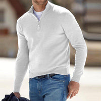 Men's Zip Sweater - Mason-White-S-State of Style
