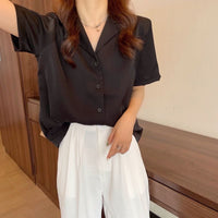 MerelsBlouse | Women's Elegant & Versatile Blouse-Black-M-State of Style