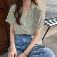 MerelsBlouse | Women's Elegant & Versatile Blouse-Green-M-State of Style