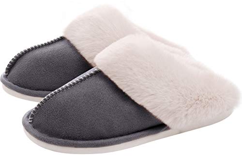 MerelsSlippers | Women's Cosy Indoor Slippers-Dark Grey-5.0-6.0-State of Style