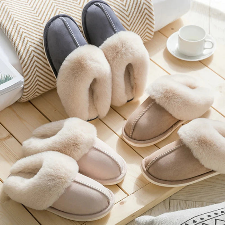 MerelsSlippers | Women's Cosy Indoor Slippers-Light Grey-5.0-6.0-State of Style