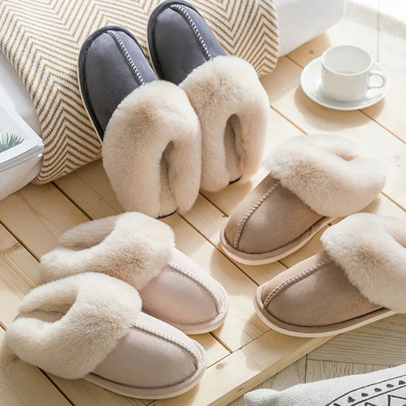 MerelsSlippers | Women's Cosy Indoor Slippers-Light Grey-5.0-6.0-State of Style
