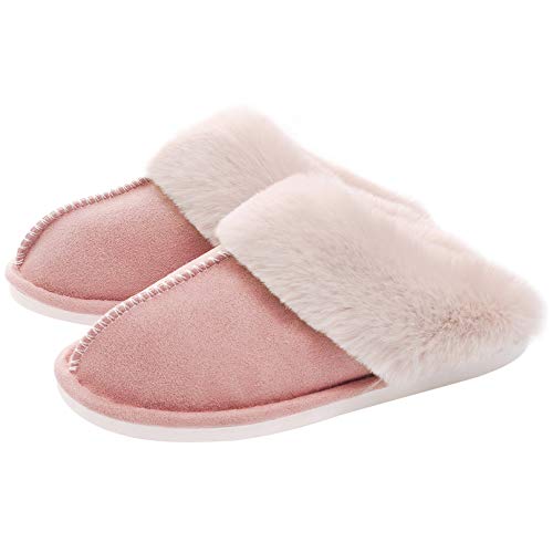 MerelsSlippers | Women's Cosy Indoor Slippers-Pink-5.0-6.0-State of Style