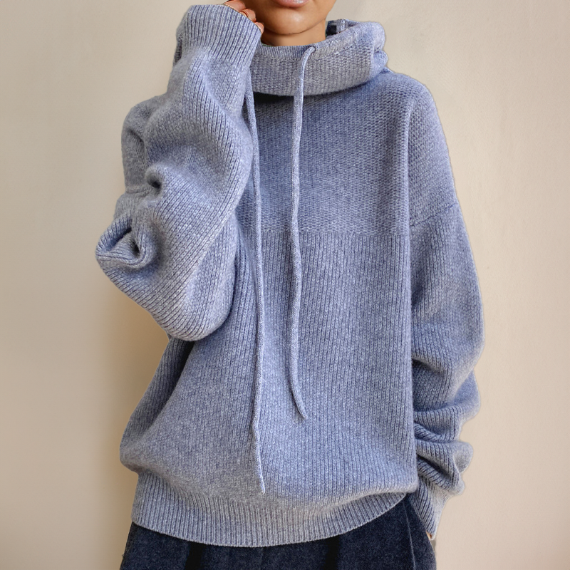 Merino Wool Women's Turtleneck - Lena-Grey-XS-State of Style