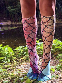 Mermaid Stockings | Feel Like Ariel-Ariel Socks-State of Style