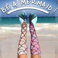 Mermaid Stockings | Feel Like Ariel-Ariel Socks-State of Style