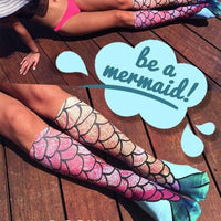 Mermaid Stockings | Feel Like Ariel-Ariel Socks-State of Style