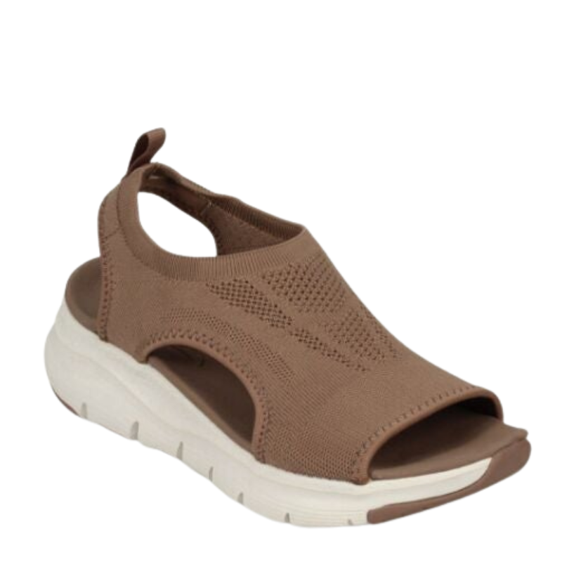Mesh Plateau Sandals for Women – Nova-Brown-3-State of Style