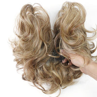 Messy Clip-in Bun with Side Clip – Elina-Black-State of Style