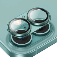 Metal Camera Lens Protector with Tempered Glass for iPhone – 1+1 FREE-Green-For iPhone 16e-State of Style