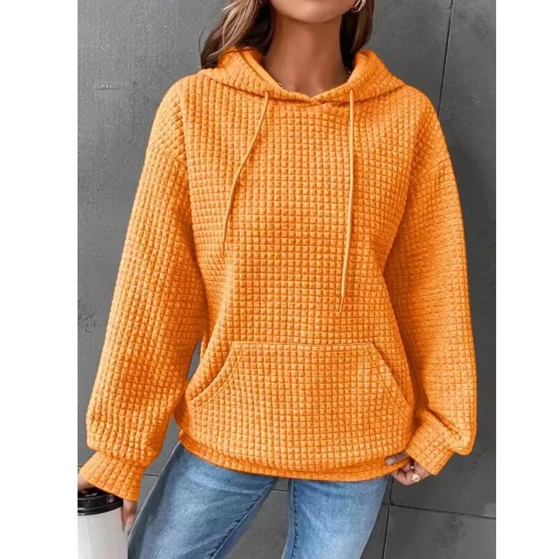 Mia Comfort Hoodie - Comfortable Women's Hoodie-Orange-S-State of Style