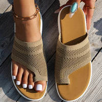 Mia - Orthopedische Grijze Mesh Slippers-Grijs-36-State of Style