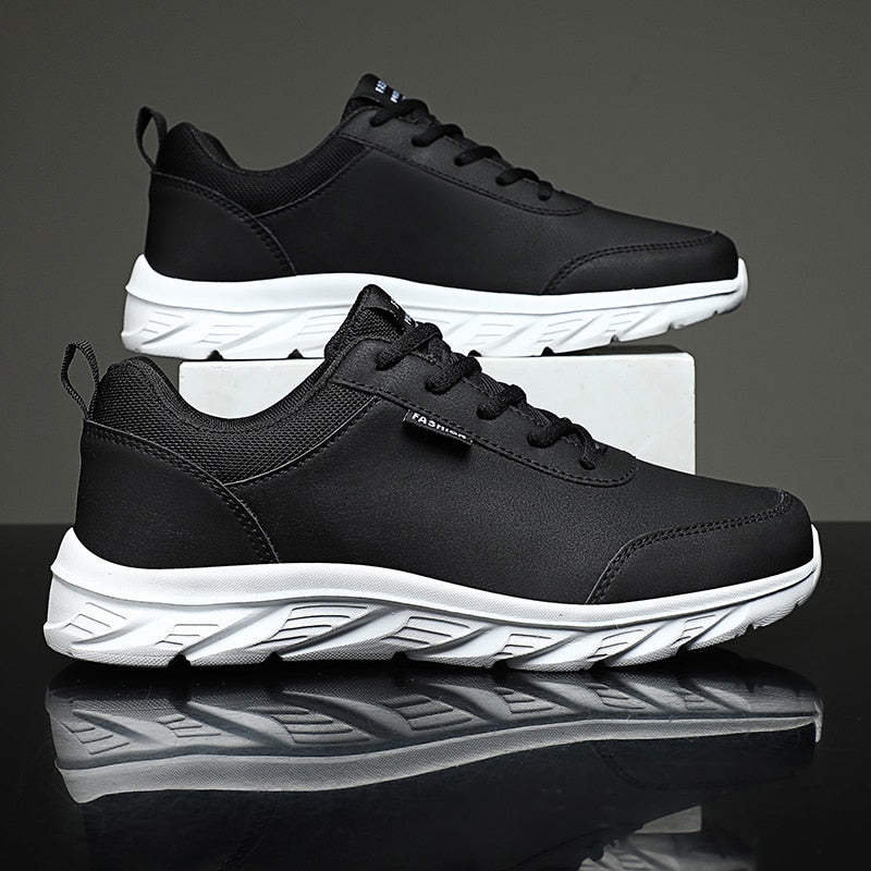 MiasSneakers | Women's Lightweight Breathable Running Shoes-Black and White-7.5-State of Style