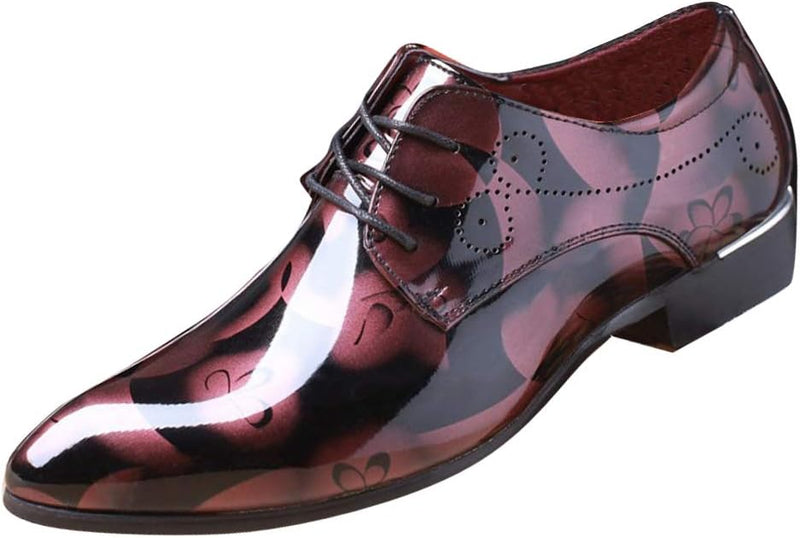 Michael Luxe Men’s Shoes-Red Floral-6-State of Style