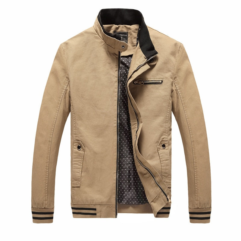 MickysJacket | Men's Stylish & Functional Jacket-Dark Khaki-M-State of Style