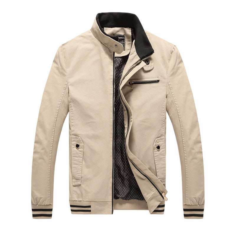 MickysJacket | Men's Stylish & Functional Jacket-Light Khaki-M-State of Style