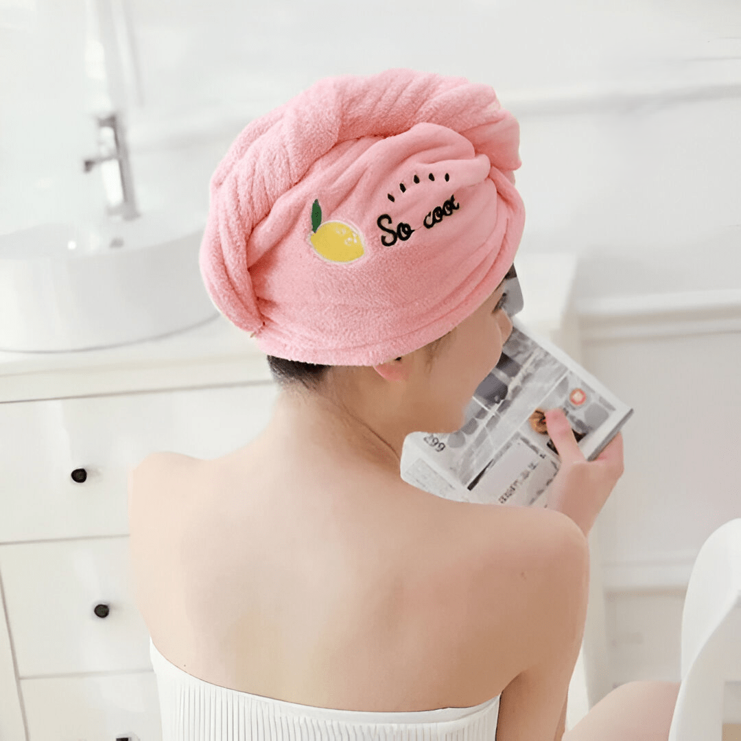 Microfiber Hair Towel - HairDry Pro-Pink-State of Style