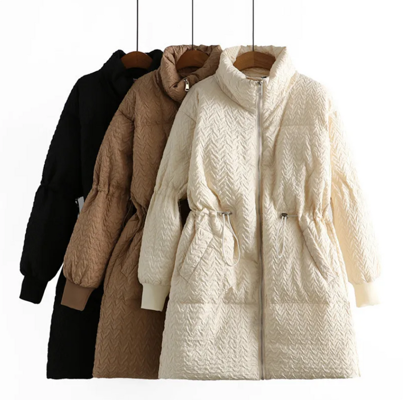 Mid-Length Winter Coat | Oversized Warmth-IVORY-XL-State of Style